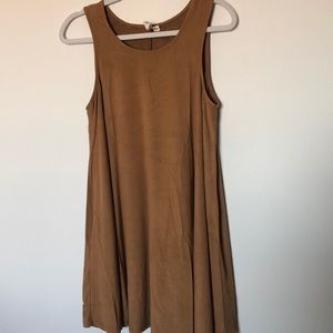 Faux suede others follow dress